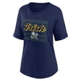 thumbnail image 2 of Women's Fanatics Navy Notre Dame Fighting Irish Repeat Overlay T-Shirt, 2 of 3