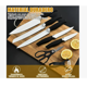 thumbnail image 2 of Juego De Cuchillos De Cocina De Acero Inoxidable, 2 of 4
