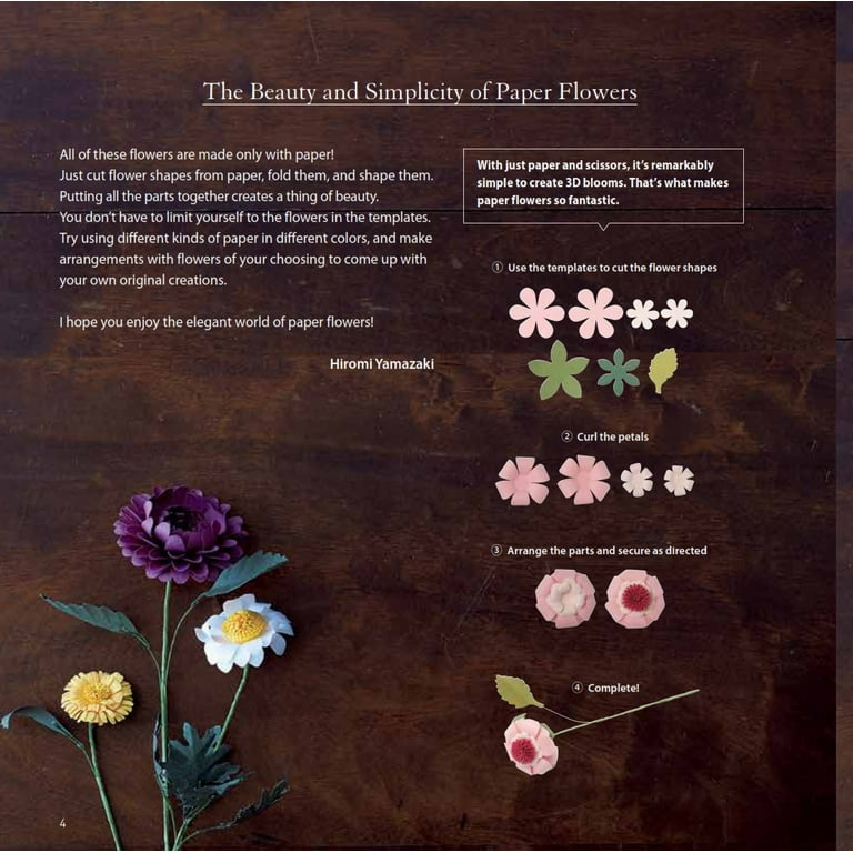 Japanese Paper Flowers: Elegant Kirigami Blossoms, Bouquets Japanese Paper Flowers: Elegant Kirigami Blossoms, Bouquets