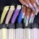 thumbnail image 3 of Polvo cromado de purpurina de sirena embotellado, pigmento holográfico Aurora, bricolaje, Perla blanca, frotamiento, manicura, 1 tarro, 2023, 3 of 4