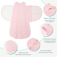 thumbnail image 2 of Saco de Dormir Envoltura para Bebé LILBESTIE 1.0 Tog Algodón Rosa, 2 of 5