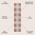 thumbnail image 6 of JONATHAN Y TUSCAN SUN 2 x 8 Runner Rug, Sabine Traditional Farmhouse Bold Gingham - Salmon/Cream, TSN203A-28, 6 of 8