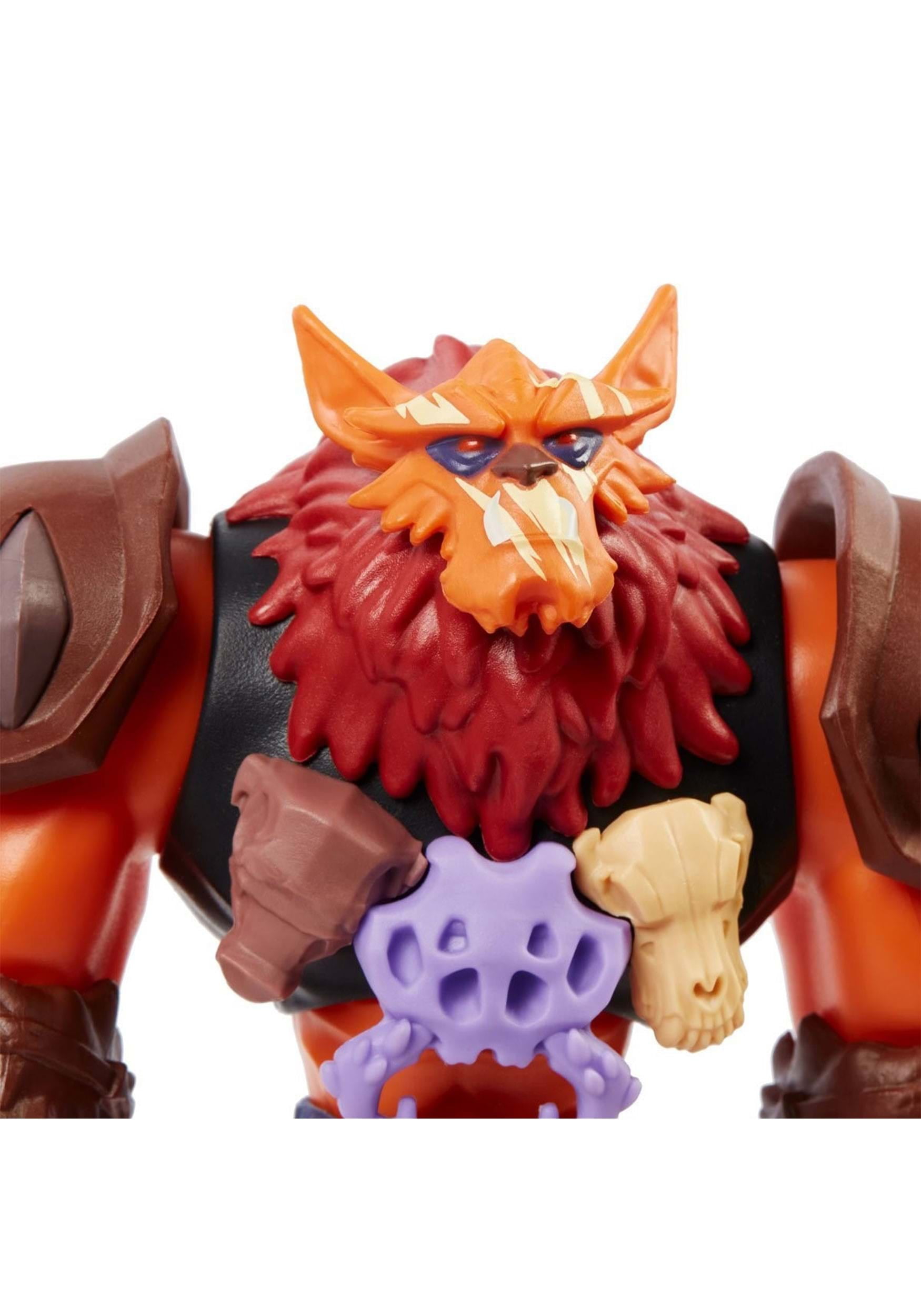 Masters of The Universe He-Man and Beast Man Action Figure, 5.5-inch Collectible Toy