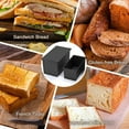 thumbnail image 3 of Bakdcore Pullman Loaf Pan with Lid, 2 Pack 1 lb/0.5 lb Nonstick Bread Loaf Pans for Homemade Bread, Carbon Steel Bread Pan with Cover for Bakeware Toast Oven Baking, 3 of 8