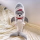 thumbnail image 2 of TRKIYQC Juguetes de peluche para perro tiburón, combinación de tiburón y perro, juguete de peluche de tiburón novedoso, muñeco de peluche de perrde tiburón Kawaii para niños y adultos TRKIYQC casual, 2 of 8