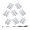 thumbnail image 4 of Mobutofu 8Pcs Sleek and Simple Design Shower Door Bottom Guide for Sliding Doors Home Improvement Accessories, 4 of 8