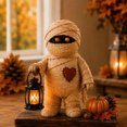 thumbnail image 2 of Halloween Lighted Monster Lantern Resin Craft Decoration, Spooky Tabletop Lamp for Home, Mantel, Halloween Party Indoor Decor, 2 of 7