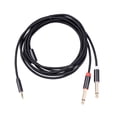 thumbnail image 1 of Weiweiguan 1pc Stage Signal Audio Cable Electric Guitar Cable Extension Cord Wire (Black), 1 of 7