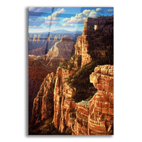 Epic Art 'Window To Heaven' by R. Hed, Acrylic Glass Wall Art, 16"x24"