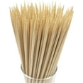 thumbnail image 1 of HOPELF Brochetas de bambú natural de 6 pulgadas para barbacoa, aperitivo, fruta, cóctel, brocheta, fuente de chocolate, parrilla, barbacoa, cocina, manualidades y fiestas. Φ = 4 mm, más opciones de ta, 1 of 3