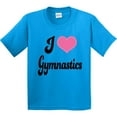 thumbnail image 3 of Inktastic I Love Gymnastics Youth T-Shirt, 3 of 5
