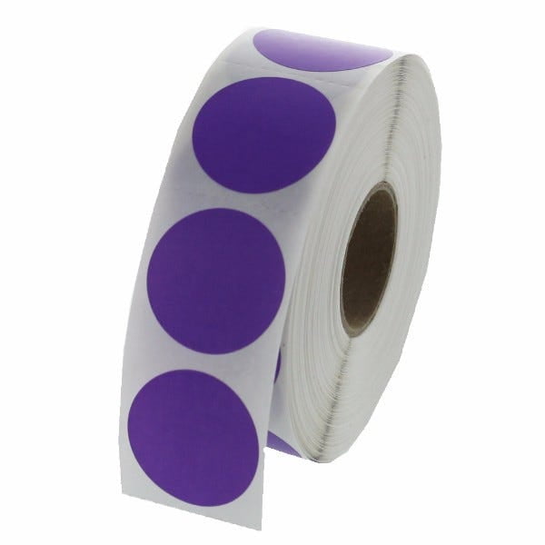 Purple Circle Stickers and Labels 1" - Walmart.com