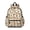 Mushroom and Chanterelle, variant on Mushroom and Character Beige Pattern Backpack for School, Cute School Bag with Adjustable Shoulder Straps and Padded Back, 13.4"x11"x4.7"