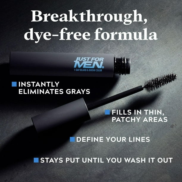 Just for Men 1-Day Beard & Brow Colour - Walmart.ca