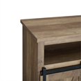 thumbnail image 3 of Pemberly Row 52" Sliding Door TV Stand Console in Rustic Oak Barnwood, 3 of 5