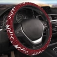 thumbnail image 4 of Uemuo Christmas Buffalo Plaid Printed Car Elastic Steering Wheel Cover - Universal Car Accessory for Diverse Cars Anti-Slip, and Comfortable- 15", 4 of 8