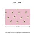 thumbnail image 4 of Placemats Set Of 4 / 6, Cute French Bulldog Cartoon Pink Placemats For Dining Table Indoor/Outdoors Heat Resistant Washable Placemats 18" X 12", 4 of 8