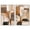 Silver Frame, variant on Quarry Wall Abstract Set Canvas Print Boho Gold Wall Decor Set by Art Remedy, Gallery Wrapped, 36 x 54
