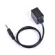 thumbnail image 1 of Adaptador de cable de extensión convertidor hembra Jack macho de 3,5 mm a RJ9 4P4C para cable telefónico, 1 of 7