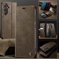 thumbnail image 2 of CaseMe Calf Leather Lining Microfibre Wallet Case for Samsung Galaxy S26 FE 5G 6.7-inch with RFID Blocking,Magnetic Closure,Card Slots,Cash Slot,Kickstand,Shockproof Flip Folio Protective Phone Case, 2 of 10