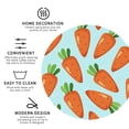 thumbnail image 4 of Bingfone Vintage Cartoon Carrot Leather Drinks Coasters With Set Of 6,Suitable For Home Kitchen,Coffee Cup Coasters Home Gift, 4 of 9