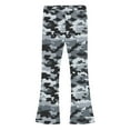 thumbnail image 4 of Fleece Lined Leggings Girls 14-16 Winter Warm Camo Flared Pants High Waisted Bell Bottom Thermal Pants, 9 Y, 4 of 6