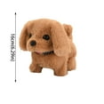 thumbnail image 3 of Education Dog Toy Animated Realistic Barking Singing Walking Stuffed Puppy Battery Operated Lifelike Animal for Kids Toddler Girls Boys, 3 of 5