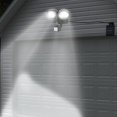 thumbnail image 4 of Lámpara Solar, Luz De Jardín LED Resistente A La Guerra, Césped Al Aire Libre De Dos Cabezas Para Patios Traseros De Parques De Entrada Mgaxyff Negro, 4 of 8