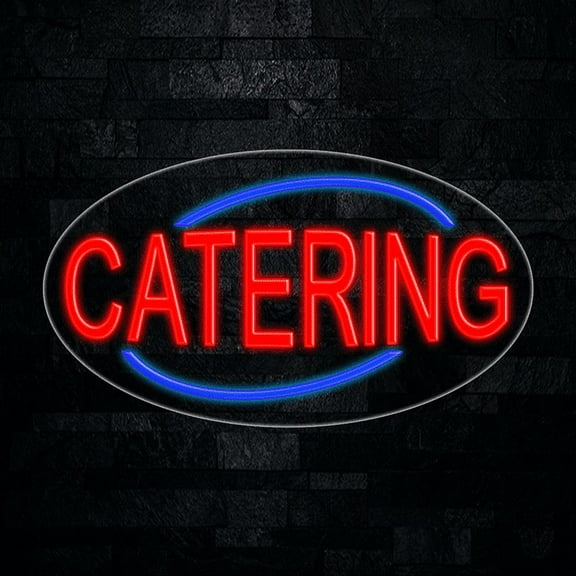 Catering LED Neon Sign 28"L x 16"H #34173