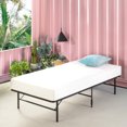 thumbnail image 1 of Zinus SmartBase Twin 14 inch Portable Folding Metal Platform Bed Frame, No Tools or Box Spring Needed, Black, 1 of 7