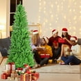 thumbnail image 3 of 7FT Automatic Christmas Tree with Yellow Lights - 500 LED Pre-Lit, 2580 Tree Heads PVE Material & Sturdy Metal Base, 3 of 18
