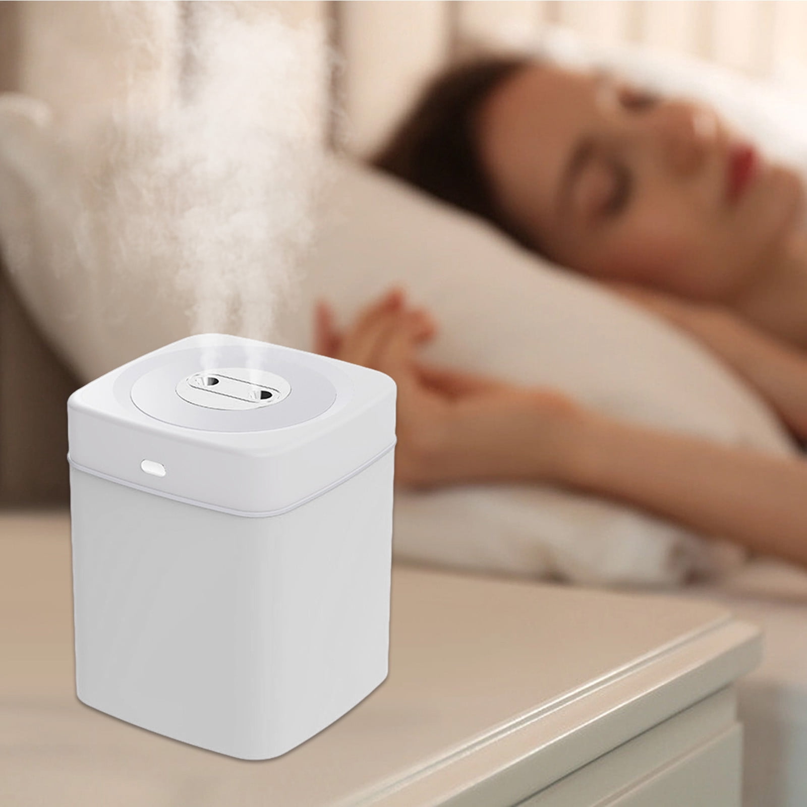 3000ml USB Humidifier, Quiet Cool Mist Humidifier, Easy to Clean Portable Humidifier, Ideal for Bedroom and Office, Perfect for Healthy Air Quality