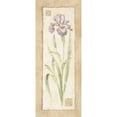 thumbnail image 3 of Gladding, Pamela 12x24 Black Modern Framed Museum Art Print Titled - Iris, 3 of 5