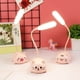 thumbnail image 2 of RV Lámpara de escritorio LED con forma de corazón para niñas, protección para los ojos, oficina, dormitorio de estudiantes, dormitorio de noche, aprendizaje, enchufe de carga para niños, doble uso, blanco Sailing Electrónica, 2 of 5