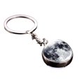 thumbnail image 2 of Solar System Metal Pendant Galaxy Earth Mars Glass Moon Keychain (Earth), 2 of 2