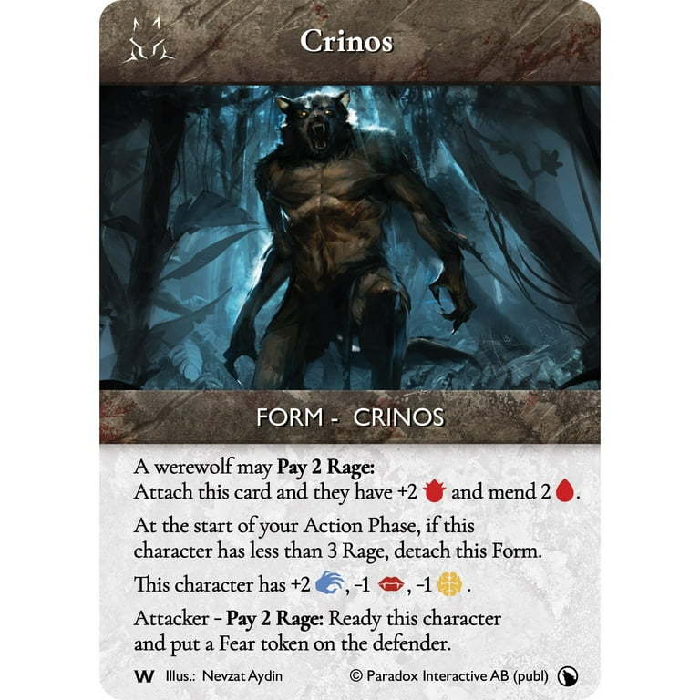 Renegade Game Studios: Vampire: The Masquerade Rivals Expandable Card Game: Werewolf: Fang & Talon - 2 Pre-Constructed 49-Card Player Decks, Ages 14+ Renegade Game Studios: Vampire: The Masquerade Rivals Expandable Card Game: Werewolf: Fang & Talon - 2 Pre-Constructed 49-Card Player Decks, Ages 14+