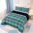 thumbnail image 2 of Erosebridal Line Art Queen Comforter Set,Modern Lines Comforter Sets Queen,Black Reversible,3 Pieces,1 Comforter and 2 Pillowcases, 2 of 7