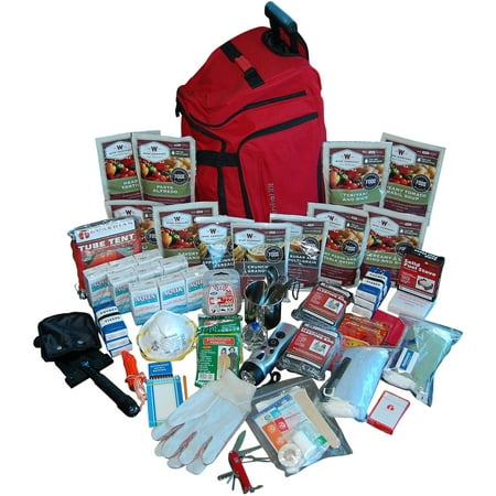 Wise 2 Week Deluxe Emergency Survival First Aid Bag Kit with Food & Water for 1 (Best Survival Food Companies)