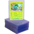 thumbnail image 4 of Monster Top Loaders for Collectible Trading Cards - 100 Count 3"x4" Clear Hard Plastic Card Protector Toploader Sleeves Compatible w MTG, Magic The Gathering, Yugioh, Pokemon, Sports Cards & All TCGs, 4 of 5