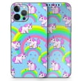 thumbnail image 5 of DesignSkinz Magical Cartoon Unicorns Full-Body Skin Decal Wrap Cover for iPhone 12, 5 of 9