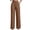 Brown, variant on Womens Pants Wide Leg High Waisted Solid Hanging Straight Tube Temperament Wide Leg Suit Pants With Pockets Trousers with Pockets