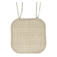thumbnail image 4 of Aria Memory Foam Non-Slip Chair Cushion Pad with Ties 4 Pack - Multi Beige, 4 of 6