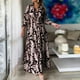 thumbnail image 4 of Gibobby Vestido casual de punto para mujer Vestido largo bohemio con cuello en V y manga larga para mujer(Blanco,CH), 4 of 5