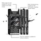 thumbnail image 5 of Lápiz de retoque de pintura para coches | Kit de reparación de arañazos y desconchones menores | Paquete de 3 marcadores de pintura para automóviles con capa transparente, 5 of 9