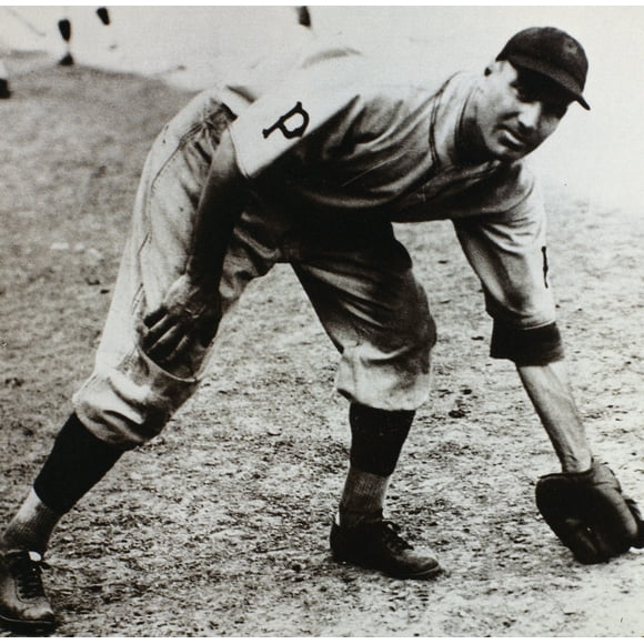 Harold 'Pie' Traynor /N(1898-1972). Joueur de Baseball Américain; Troisième Butman pour les Pirates de Pittsburgh. Photographié C1927. Affiche Imprimée par (18 x 24)