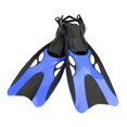 thumbnail image 4 of GARENDE Flippers Adjustable Lightweight Traveling Portable Silicone Swim Training Diving Blue Size M, 4 of 9