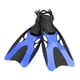 thumbnail image 4 of Aletas de buceo, aletas de esnórquel, talón abierto, aletas de silicona profesionales duraderas para viajes, aletas de natación para principiantes y Azul Talla M, 4 of 8