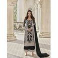 thumbnail image 2 of Ready to Wear Indian Pakistani Shalwar Kameez Suits Designer Palazzo Outfits ( Black, 5XL - 52 ), 2 of 6