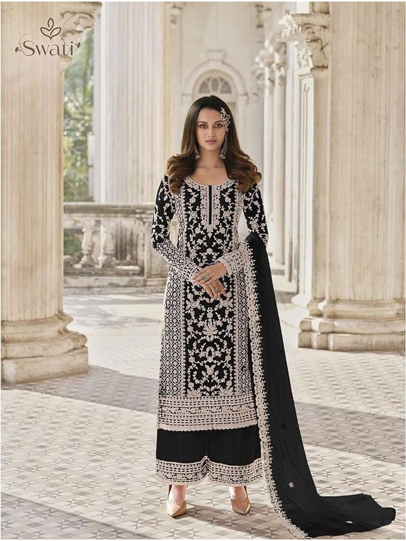 elegant pakistani party dresses Salwar Kameez Suit Pakistani Style Wedding Party Wear Bollywood Dress for Women