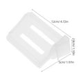 thumbnail image 2 of LABELEPH 6Pcs Height Adjustable Refrigerator Door Organizer in Transparent 12.00X5.00X2.80in, 2 of 8